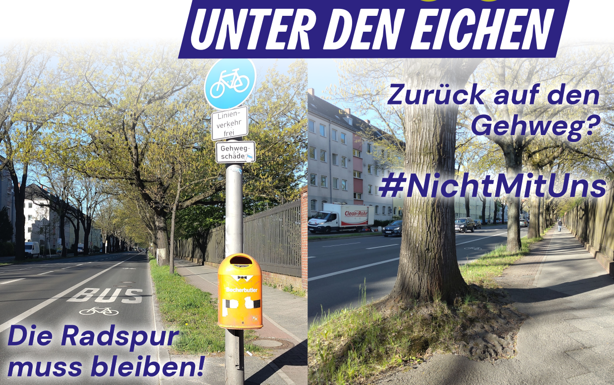 Demo – Unter den Eichen bleibt!